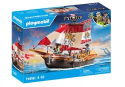 PLAYMOBIL PIRATES - CHALOUPE DES PIRATES #71418 (0524)